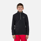 Rossignol Juniors' Strawpile Half-Zip Fleece Black