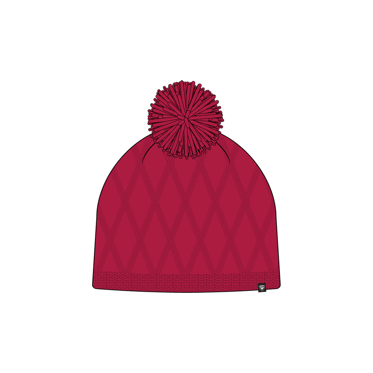 Rossignol Gorro Junior Luna Red