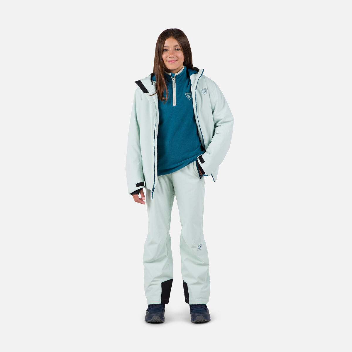 Rossignol Polaire à demi-zip enfant Strawpile Blue