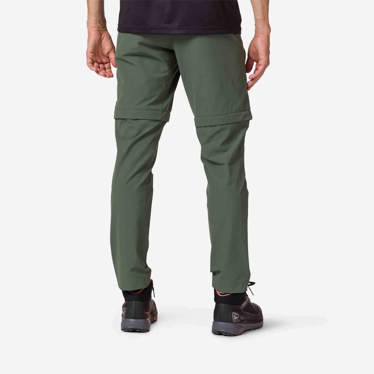 Rossignol Men's lightweight convertible zip-off pants Green