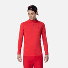 Rossignol Camiseta interior con media cremallera Classique para hombre Sports Red