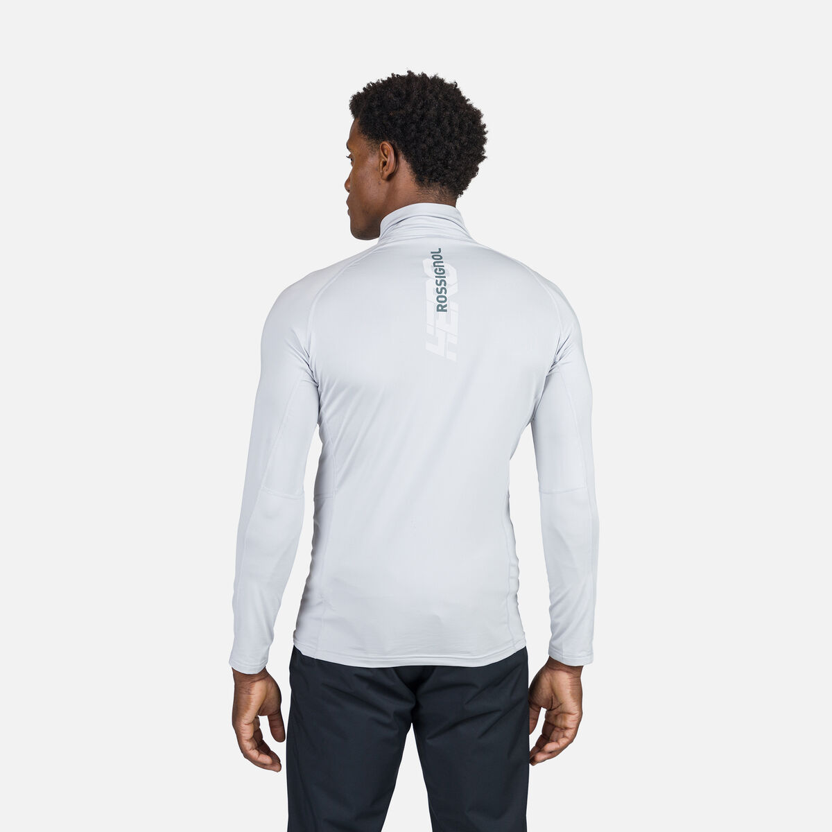 Rossignol Men's Hero Classique Half-Zip Baselayer Grey