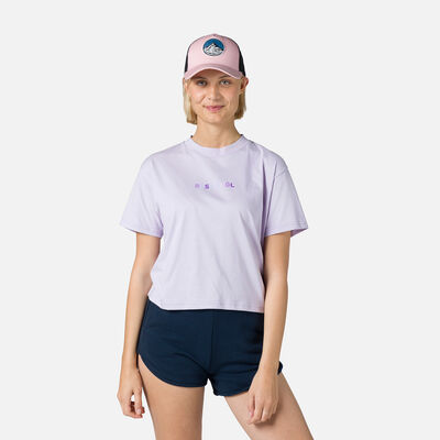 Rossignol Camiseta estampada para mujer pinkpurple