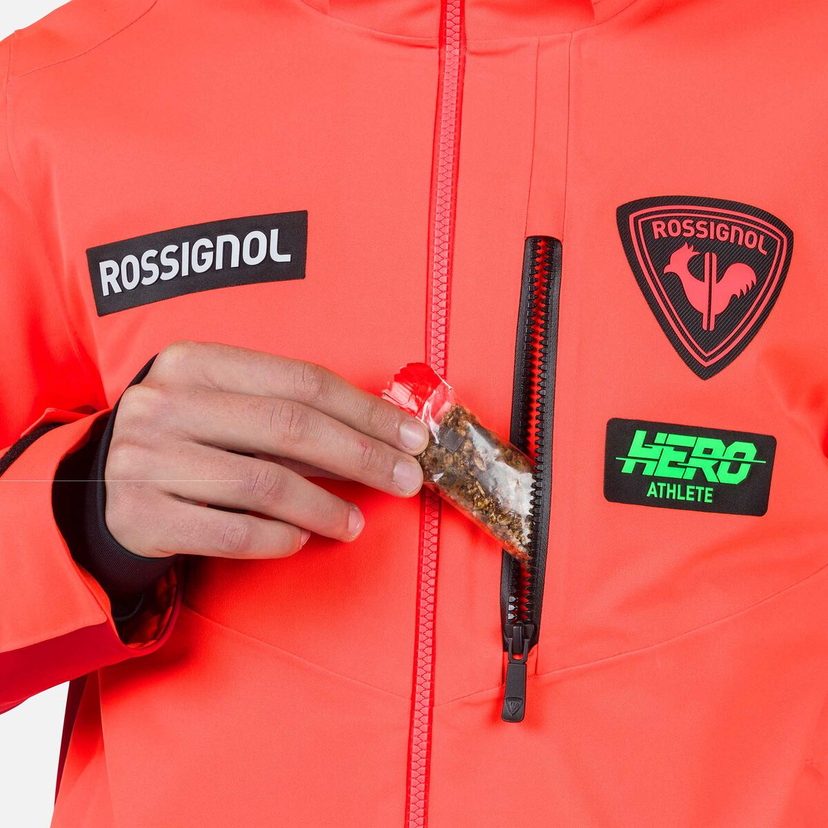 Rossignol Veste de ski homme Hero Blackside red