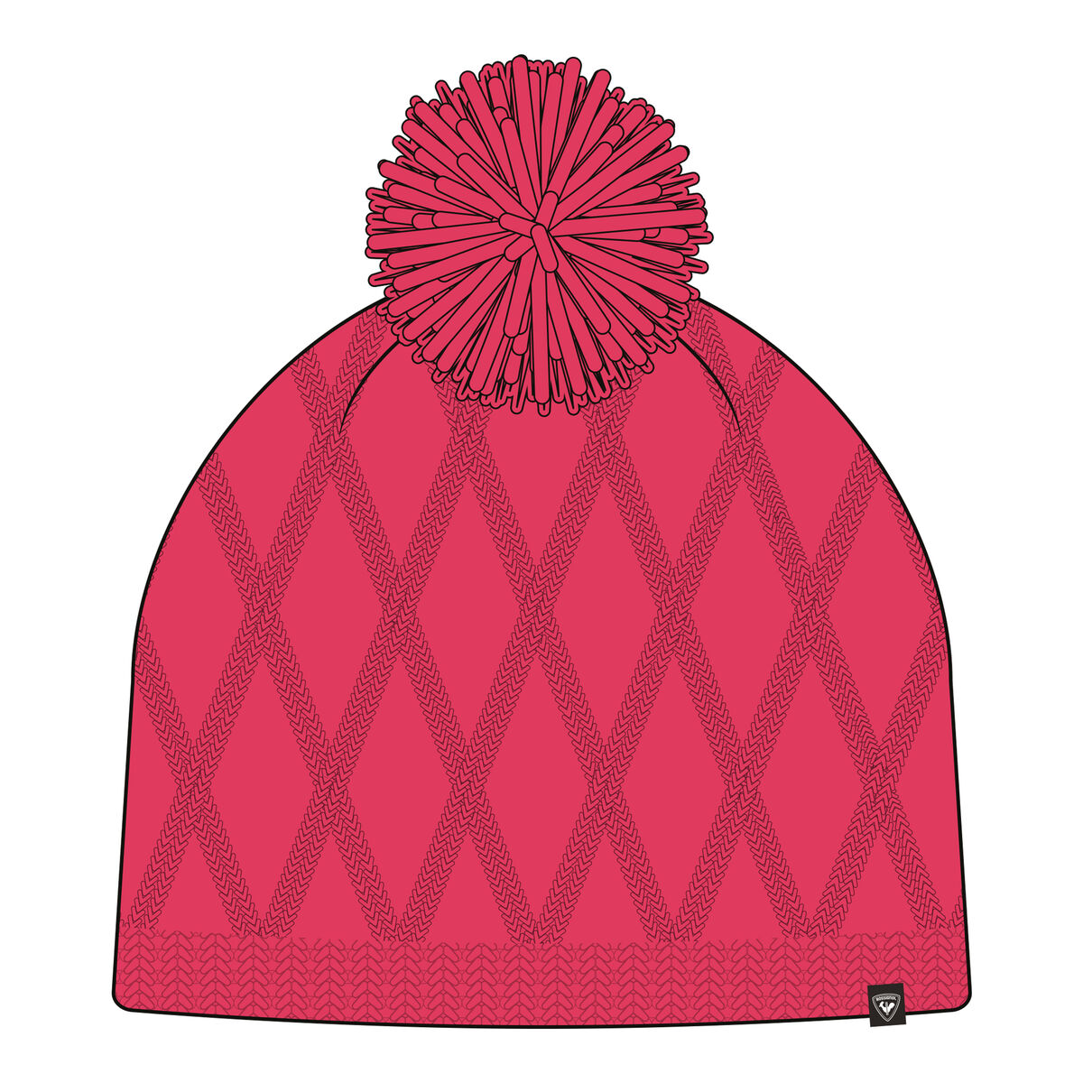 Rossignol Juniors' Luna Beanie Pink/Purple