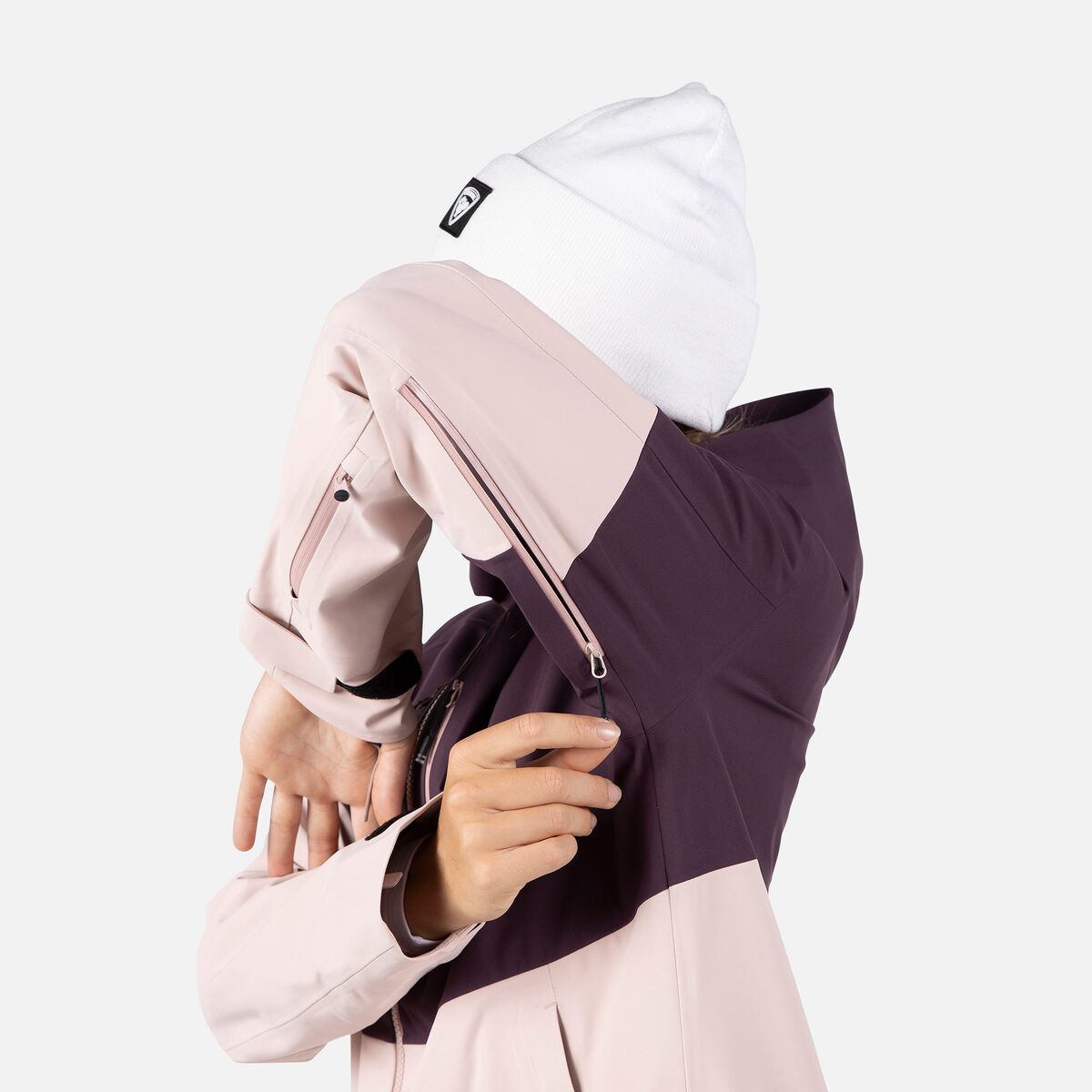 Rossignol Veste de ski Rallybird femme pinkpurple