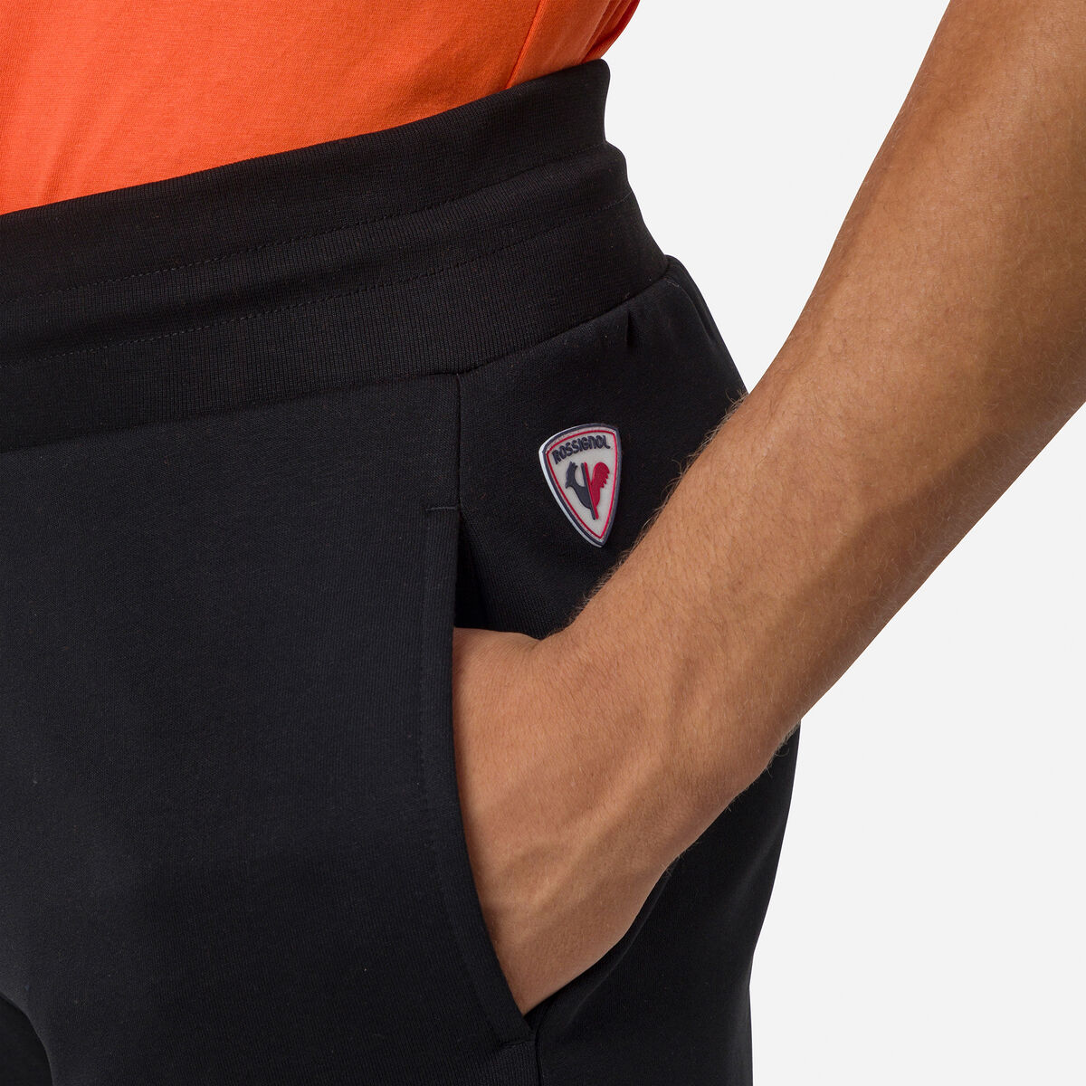 Rossignol Pantaloni sportivi felpati uomo logo black