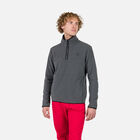 Rossignol Maglia in pile con mezza zip uomo Strawpile Onyx Grey