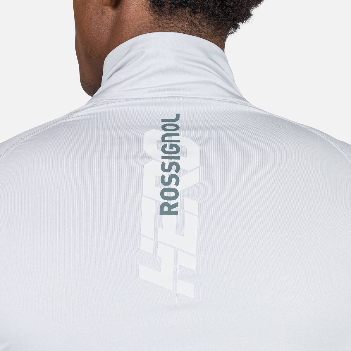 Rossignol Camiseta interior hombre con media cremallera Hero Classique grey