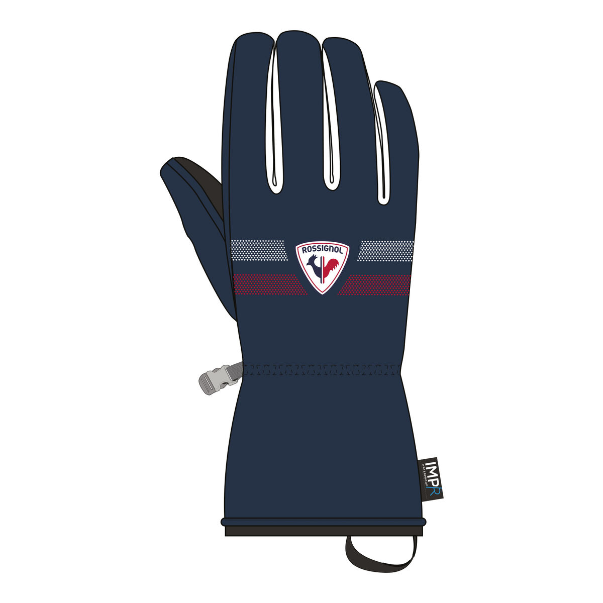 Rossignol Juniors' ROC waterproof ski gloves Blue
