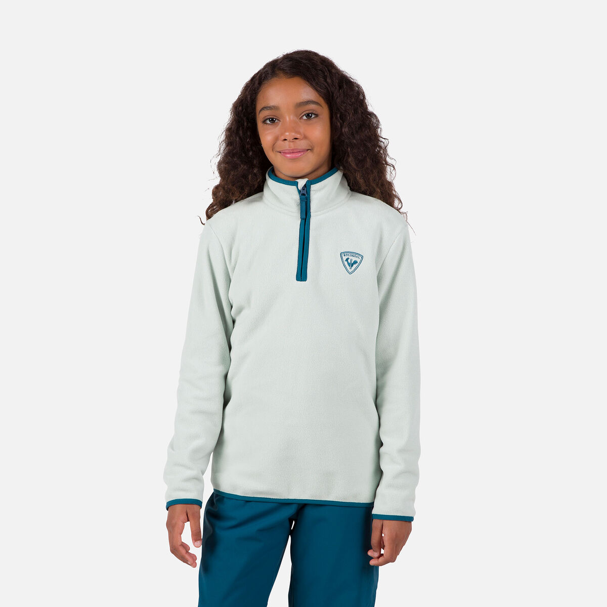 Rossignol Juniors' Strawpile Half-Zip Fleece Blue