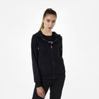 Rossignol Women's full-zip hooded logo fleece sweatshirt Black