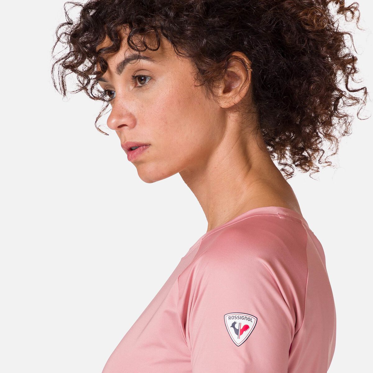 Rossignol T-shirt Tech Femme pinkpurple