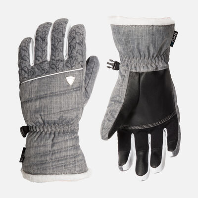 Rossignol Women's Temptation waterproof ski gloves grey