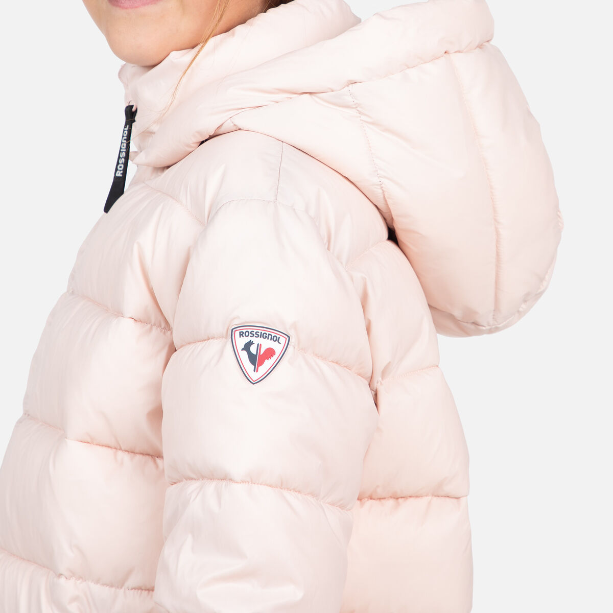 Rossignol Girls' Lightweight Quilted Jacket pinkpurple