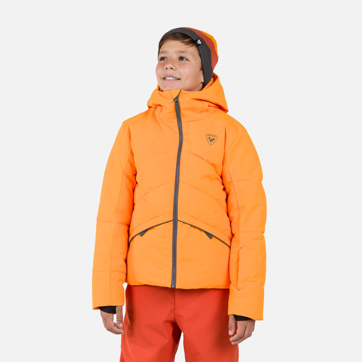 Rossignol Veste de ski garçon Siz Orange