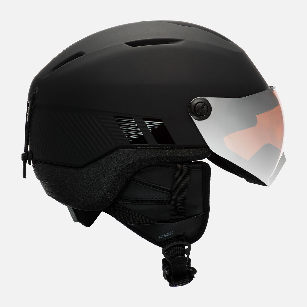 Rossignol Unisex Helm Fit Visier Impacts Black