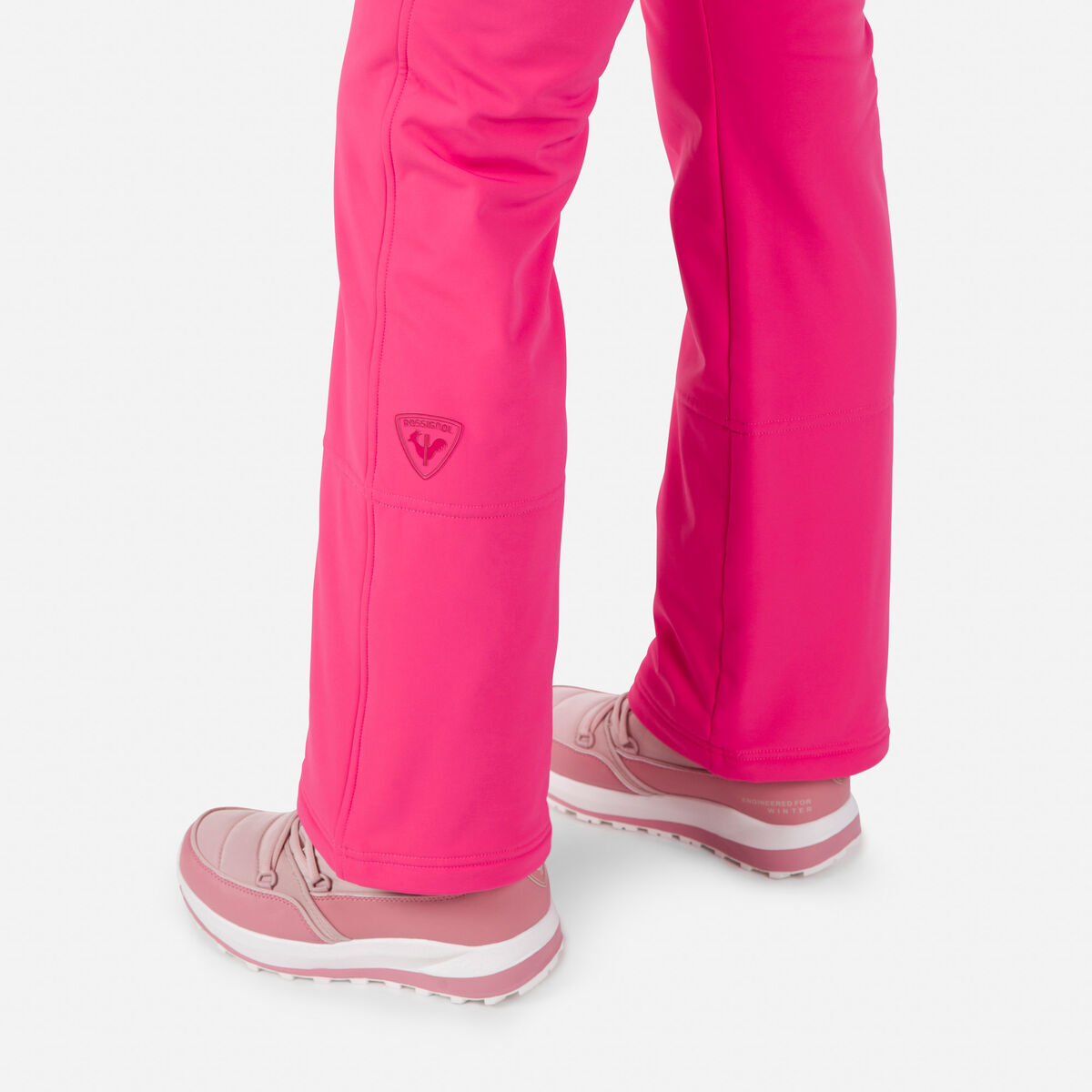 Rossignol Pantaloni da sci donna softshell pinkpurple