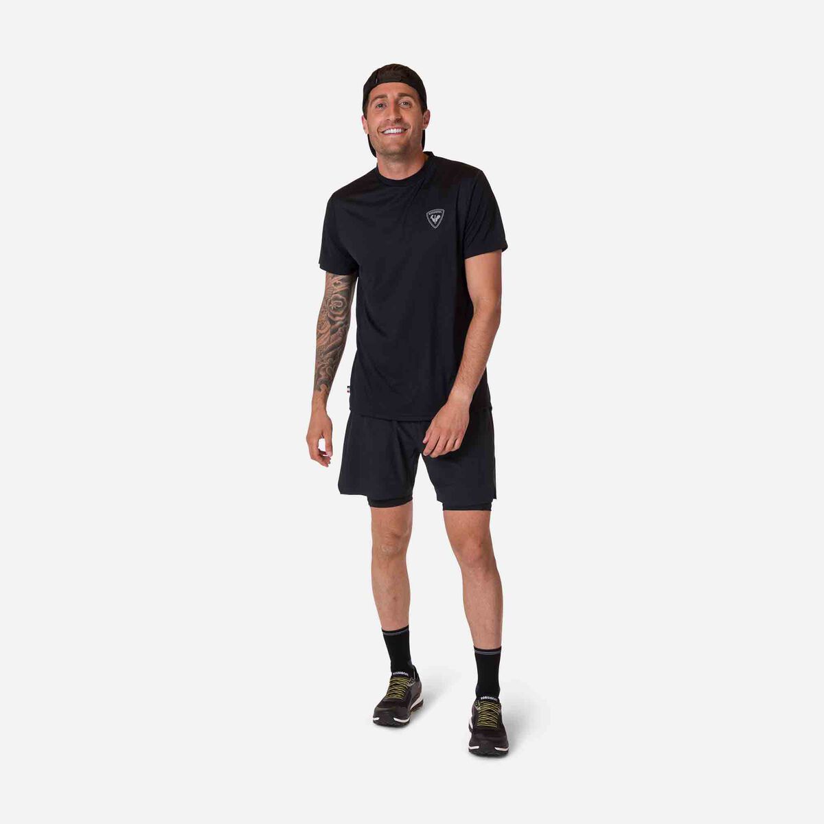 Rossignol Camiseta Active para hombre Black