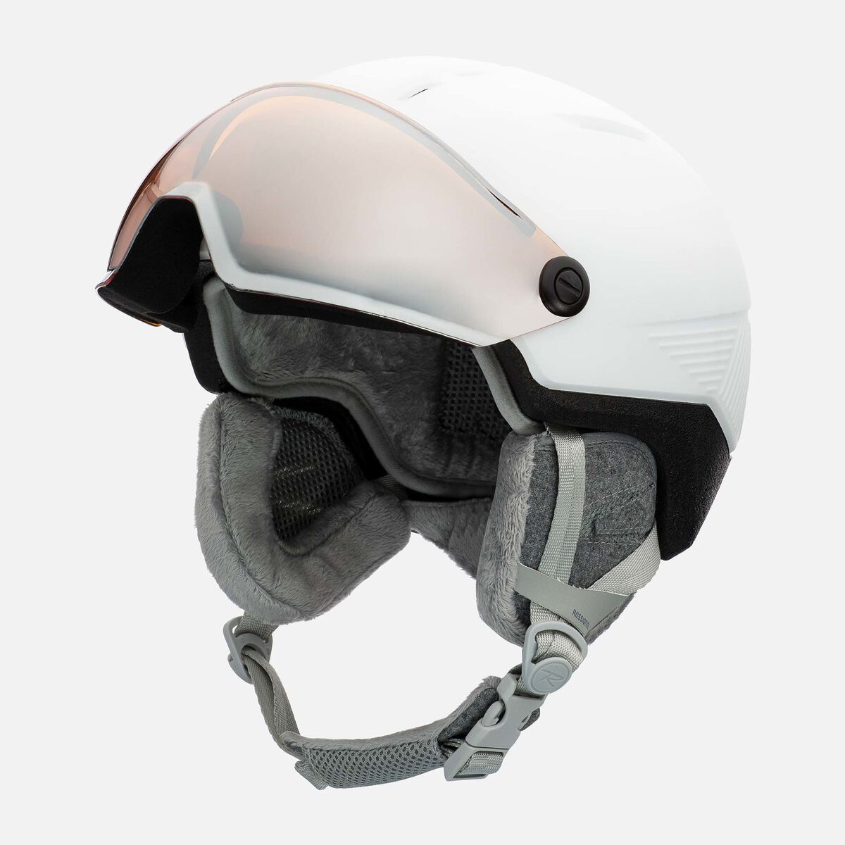 Rossignol Damen Helm Fit Visier Impacts White