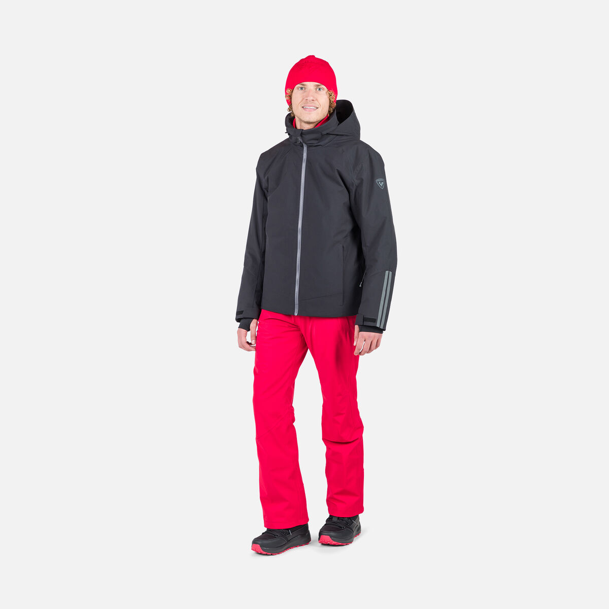 Rossignol Herrenskijacke Strawpile Black