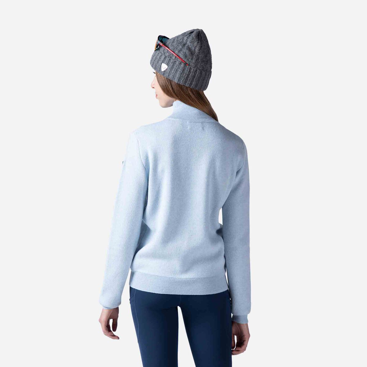 Rossignol Women's Victoire Turtleneck Knit Sweater Blue