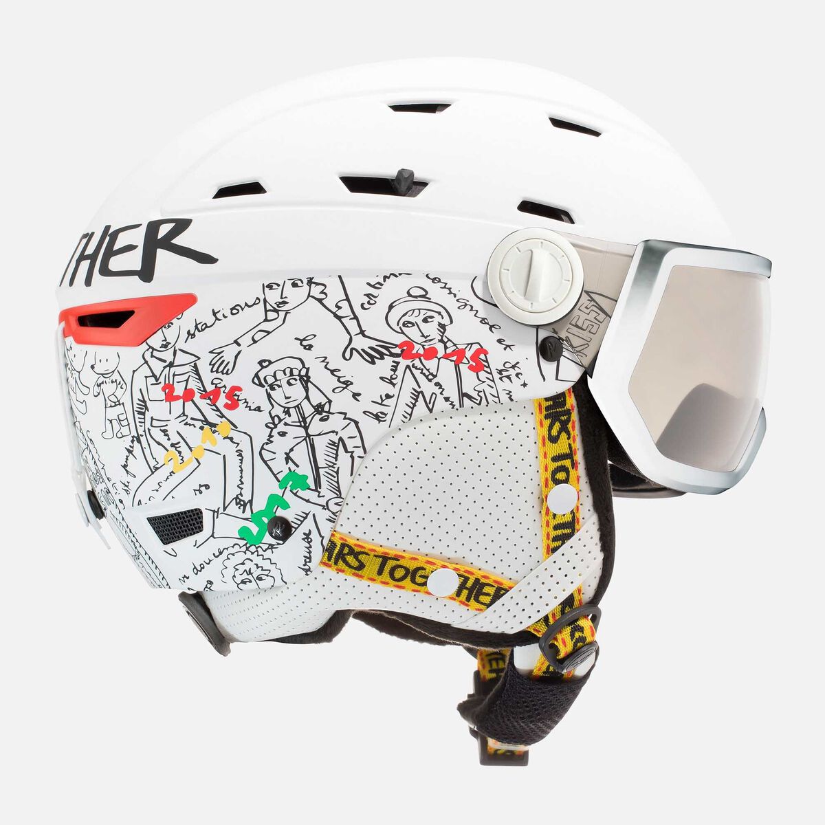 Rossignol Damen Helm Allspeed Visor Impacts Photochromic JCC Multicolor