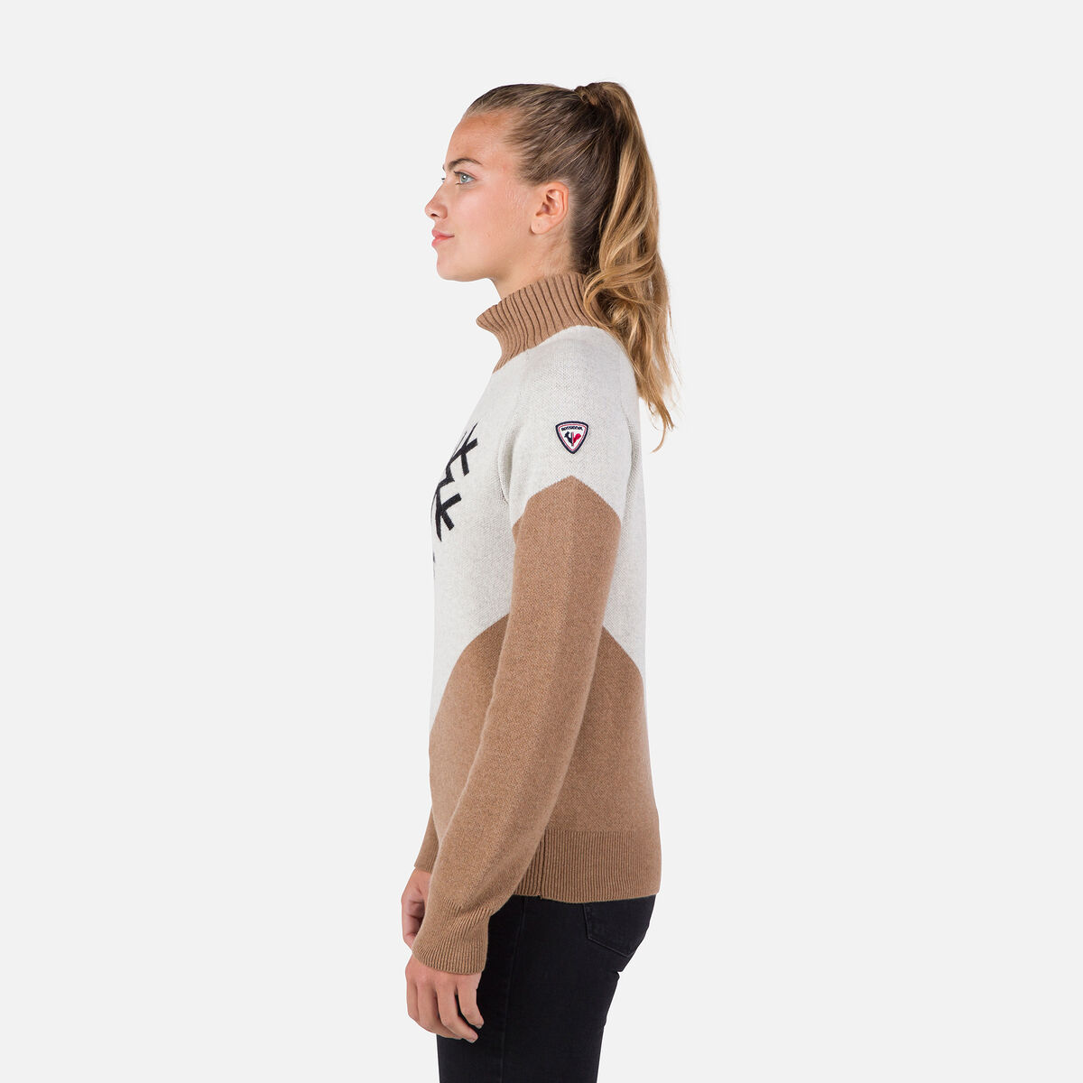 Rossignol Pull col roulé femme Cieloalto Brown