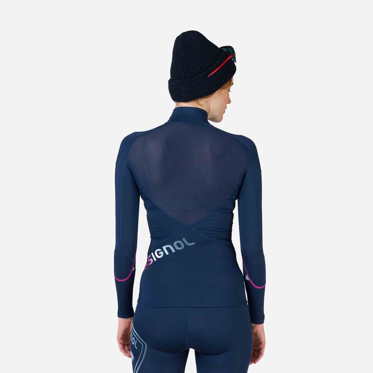 Rossignol Infini Compression Race Tights Neon Red Base layer  bottoms/thermal leggings : Snowleader