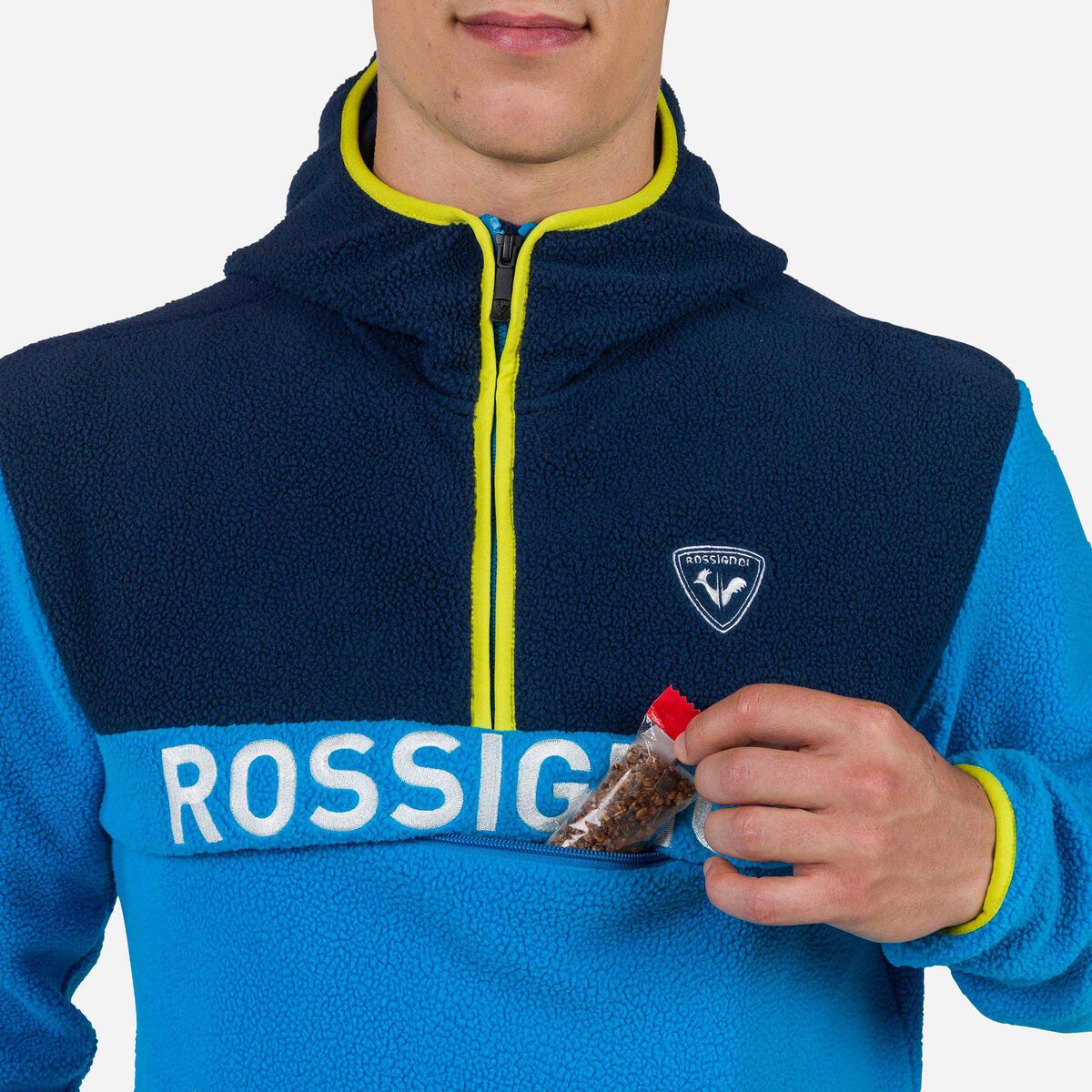 Rossignol Men's Alltrack Fleece Top blue