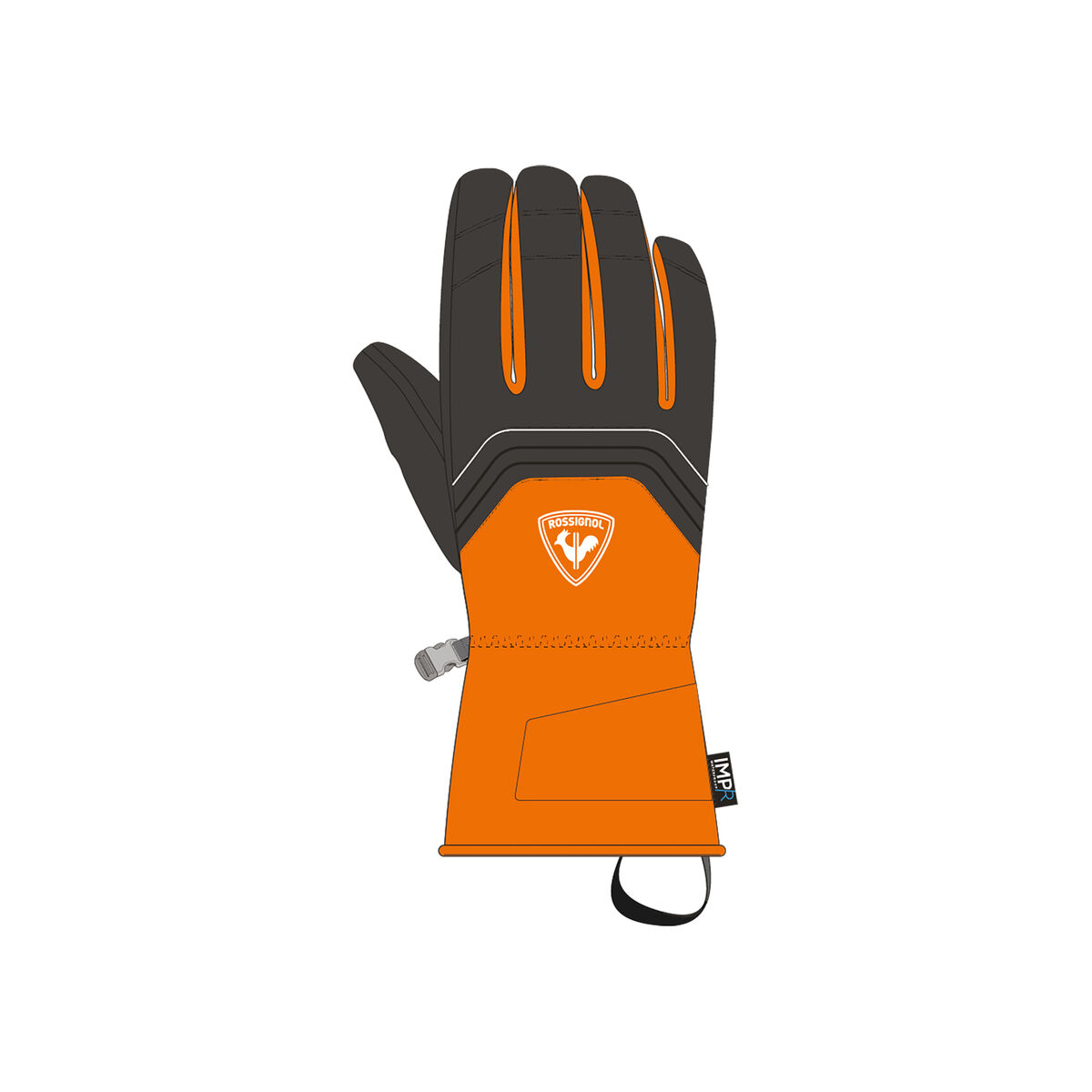 Rossignol Juniors' Tech Ski Gloves Orange