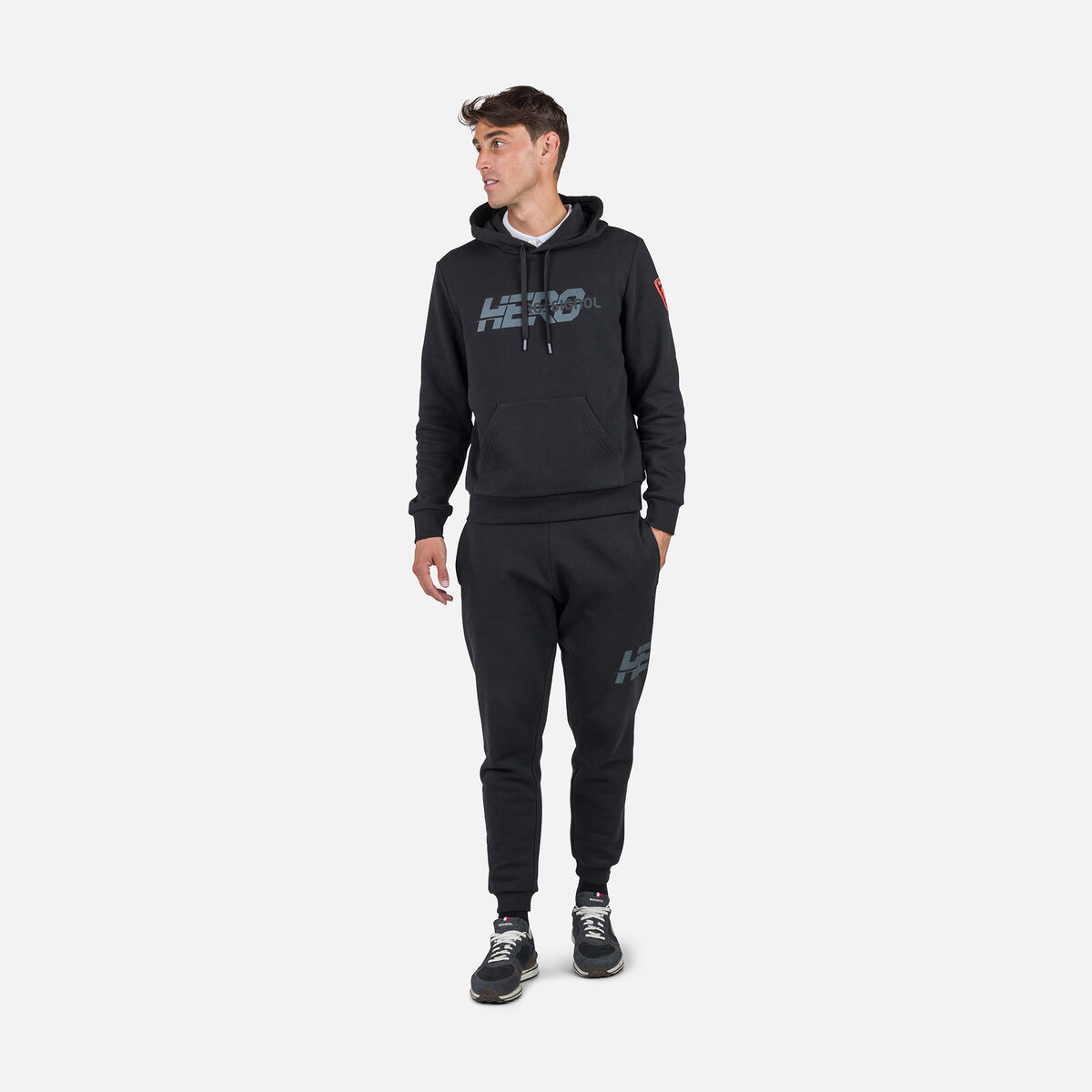 Rossignol Herrenkapuzenpullover Hero Black