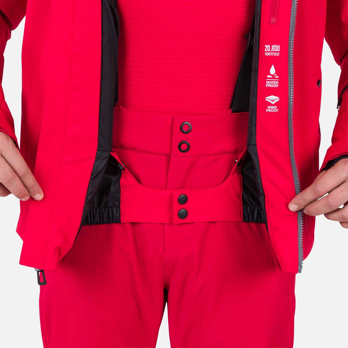 Rossignol Giacca da sci uomo Strawpile red