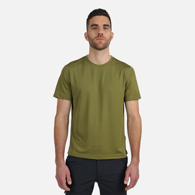 Rossignol T-shirt uomo a tinta unita da escursionismo Plain green