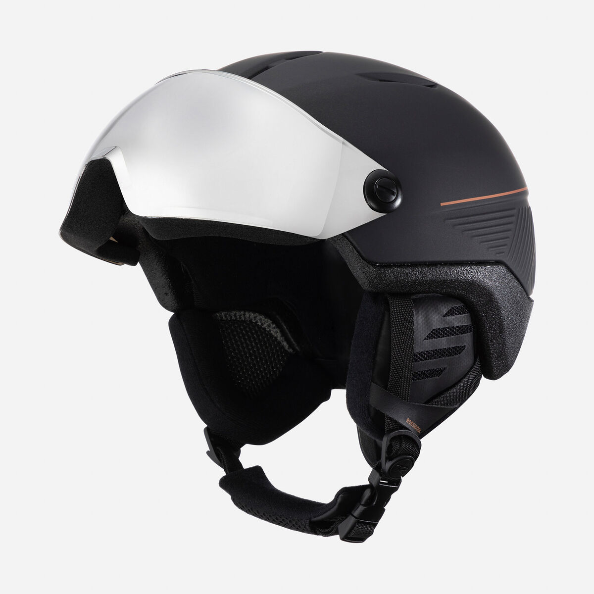 Rossignol Casque de ski Rossignol Fit Visor IMPACTS à visière photochromique Noir Black