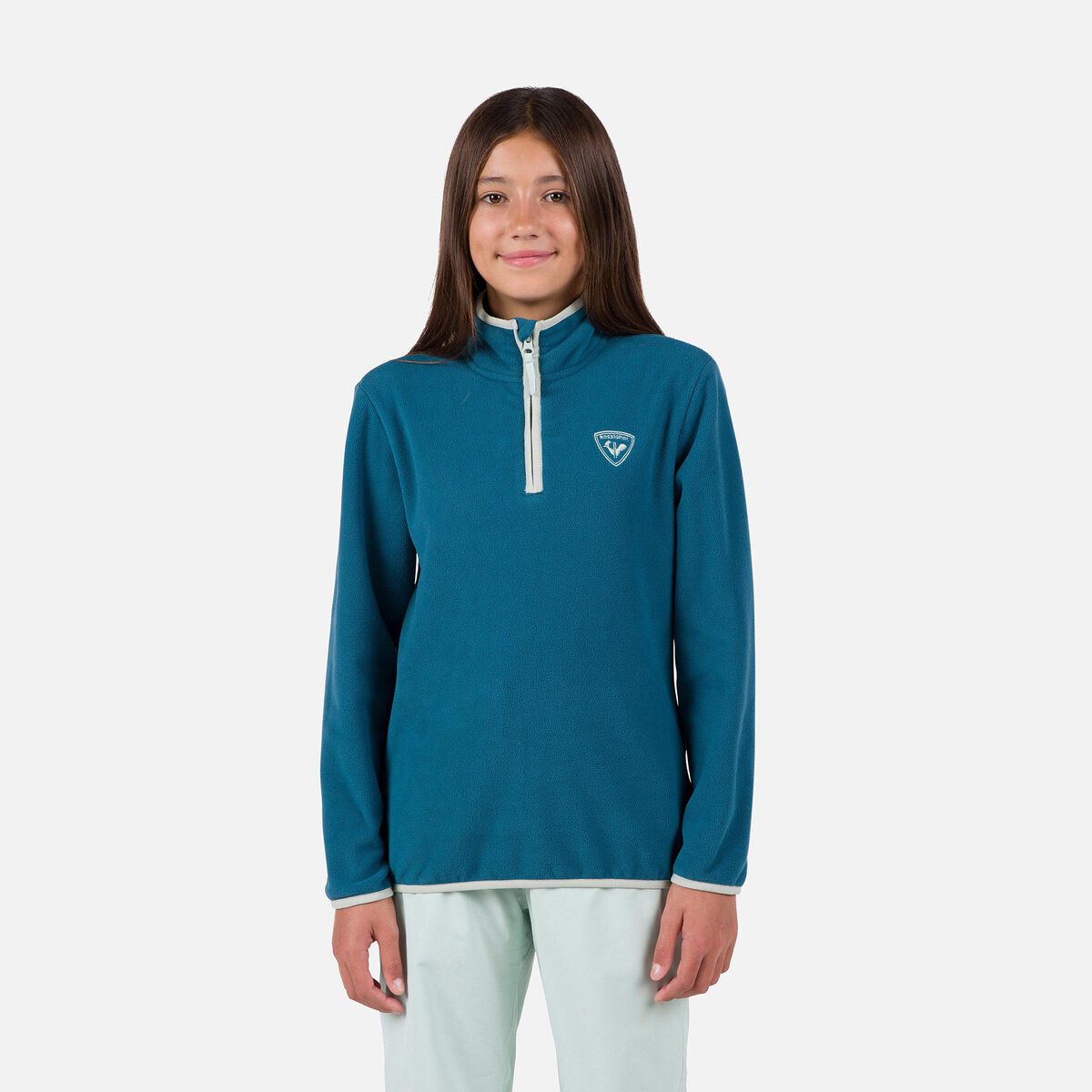 Rossignol Juniors' Strawpile Half-Zip Fleece Blue