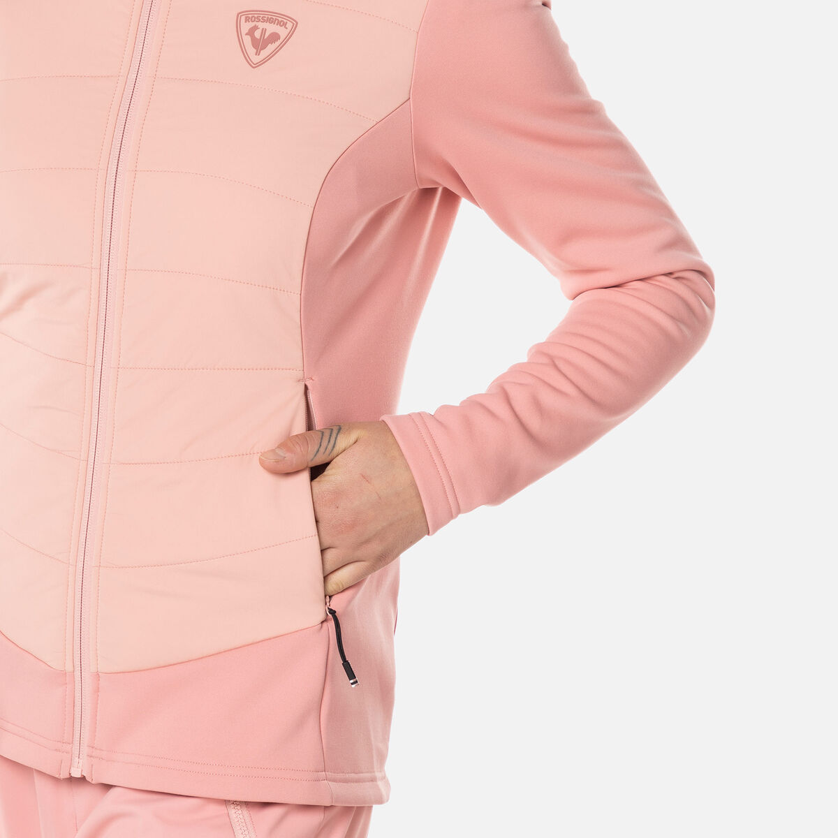 Rossignol Women's Classique Hybrid Jacket pinkpurple
