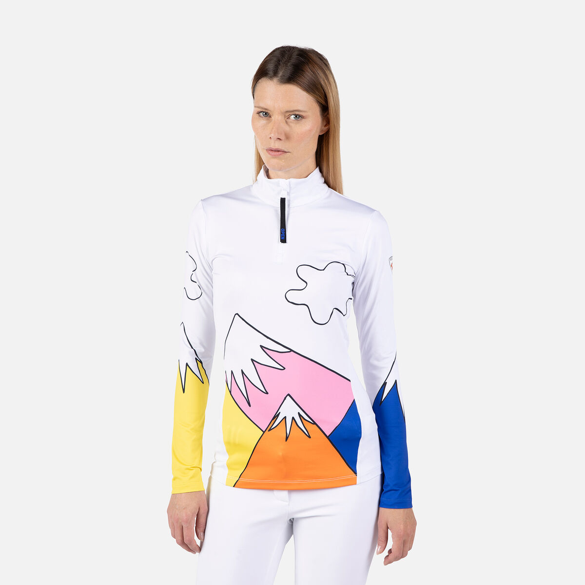 Rossignol Maglia donna con mezza zip JCC Booster 