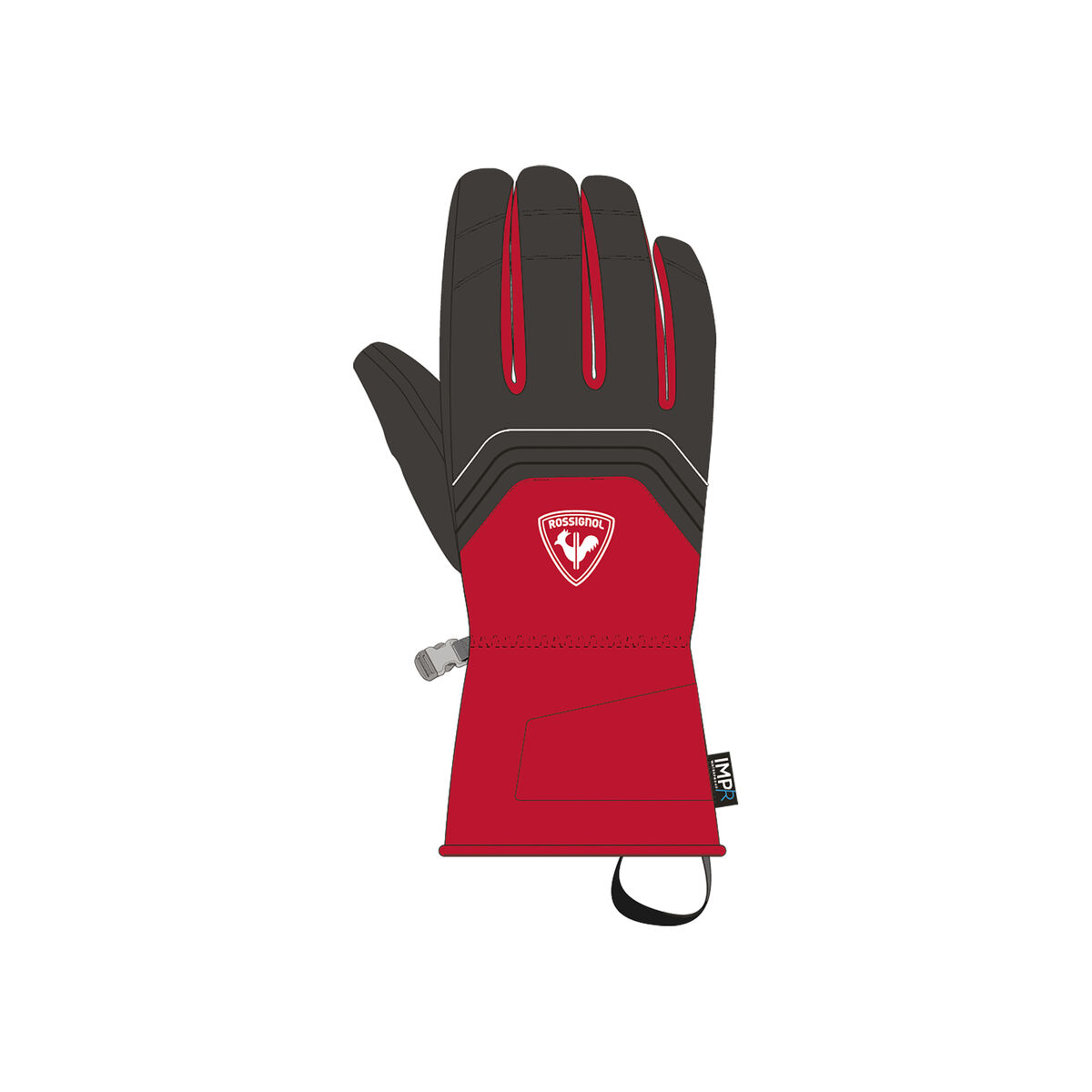 Rossignol Juniors' Tech Ski Gloves Red