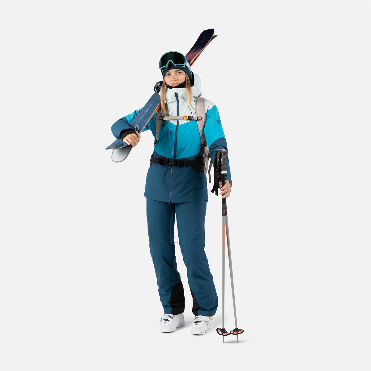 Rossignol Giacca da sci donna Corbet 2L Blue