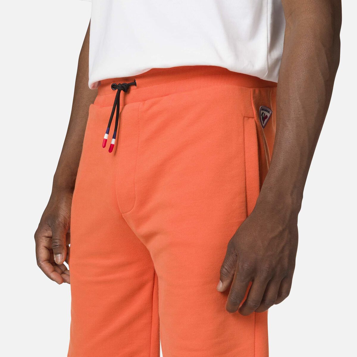 Rossignol Men's logo cotton shorts orange