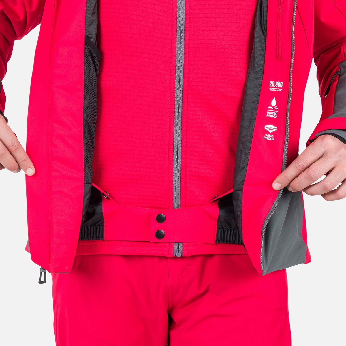 Rossignol Giacca da sci uomo Wispile red