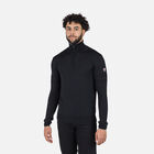 Rossignol Pull en maille à demi-zip rayé homme Black