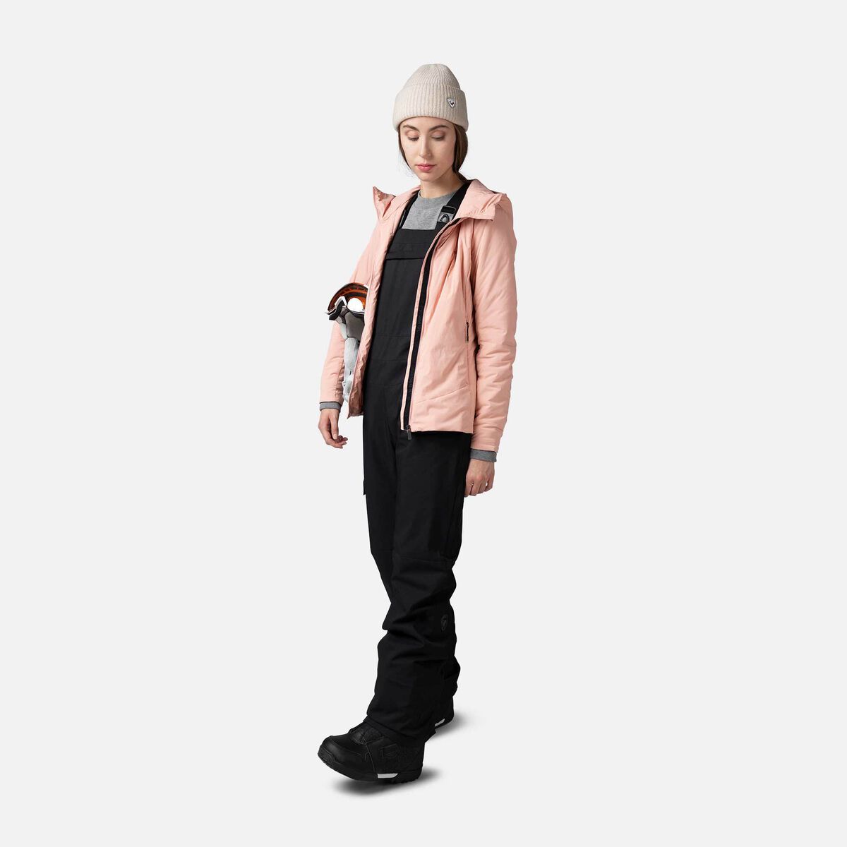 Rossignol Women's Opside Hooded Jacket pinkpurple