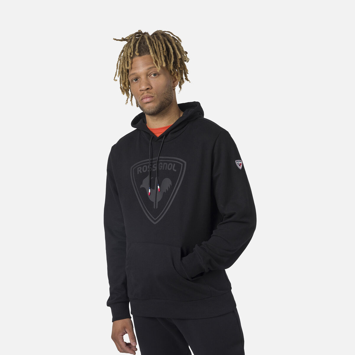 Rossignol Sweat à capuche molletonné Logo Homme Black