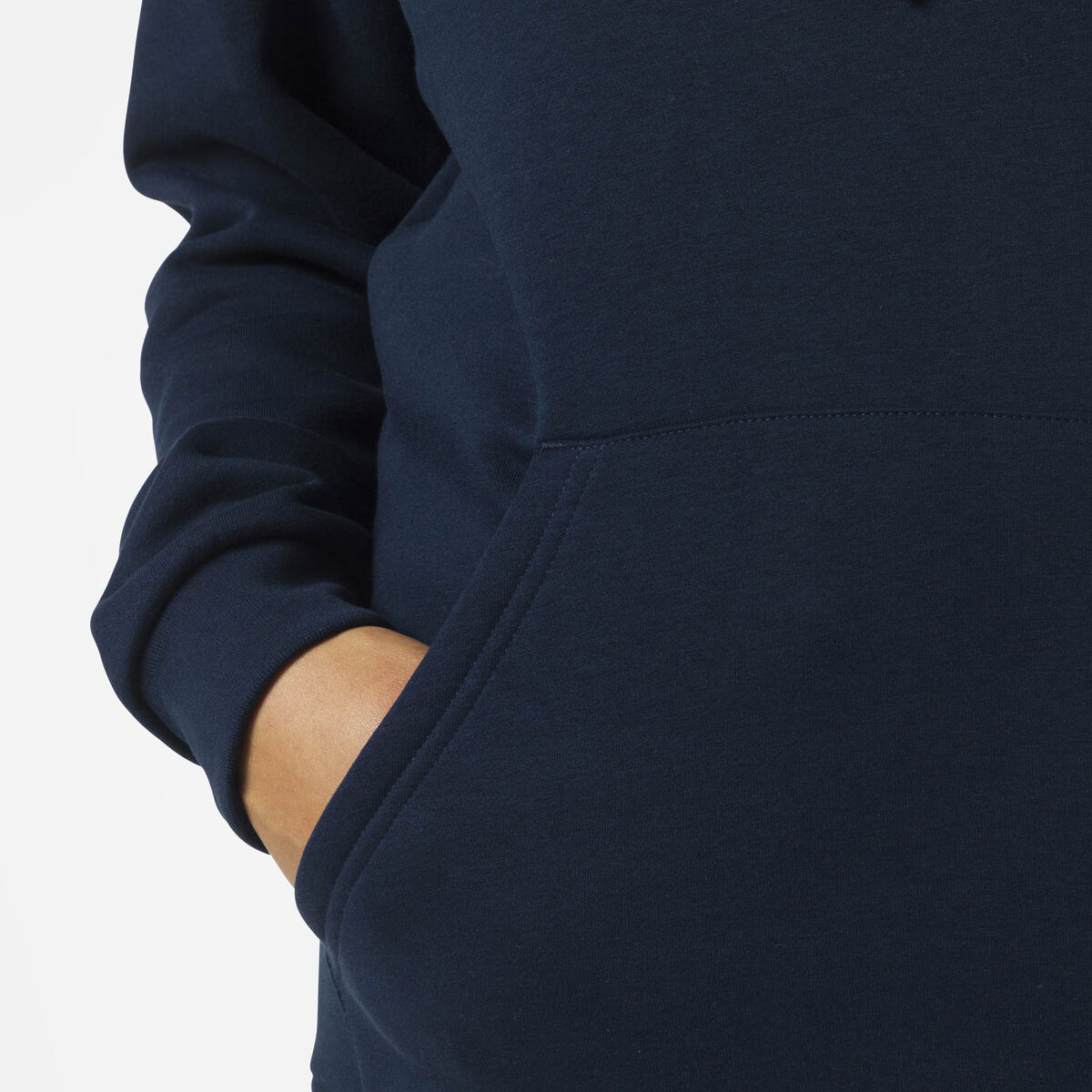Rossignol Women's hooded logo cotton sweatshirt blue
