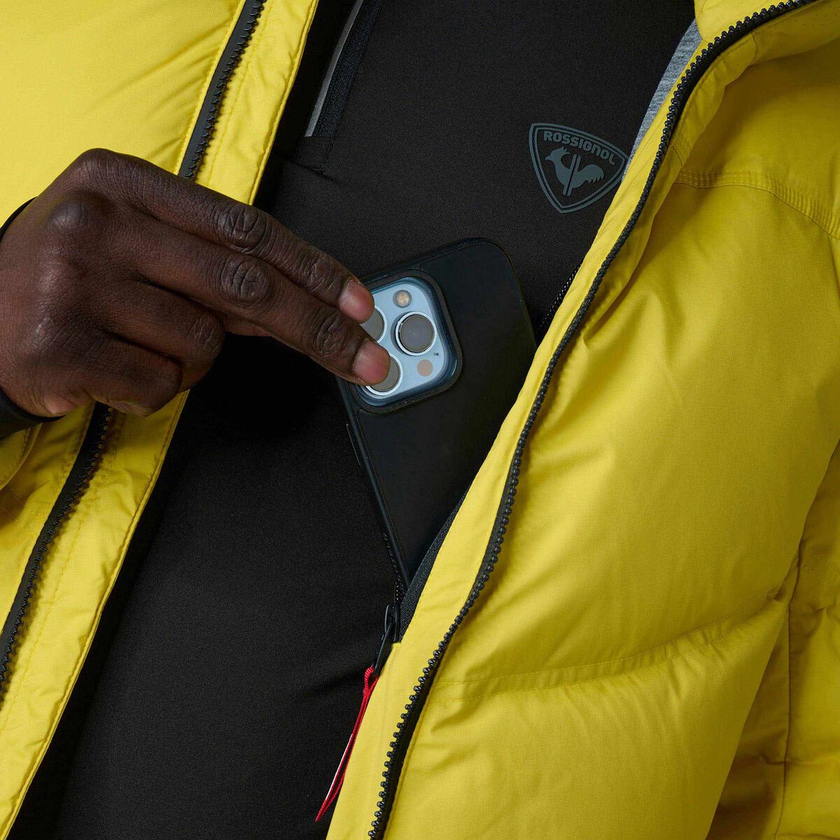 Rossignol Men's Legacy Merino Down Ski Jacket yellow