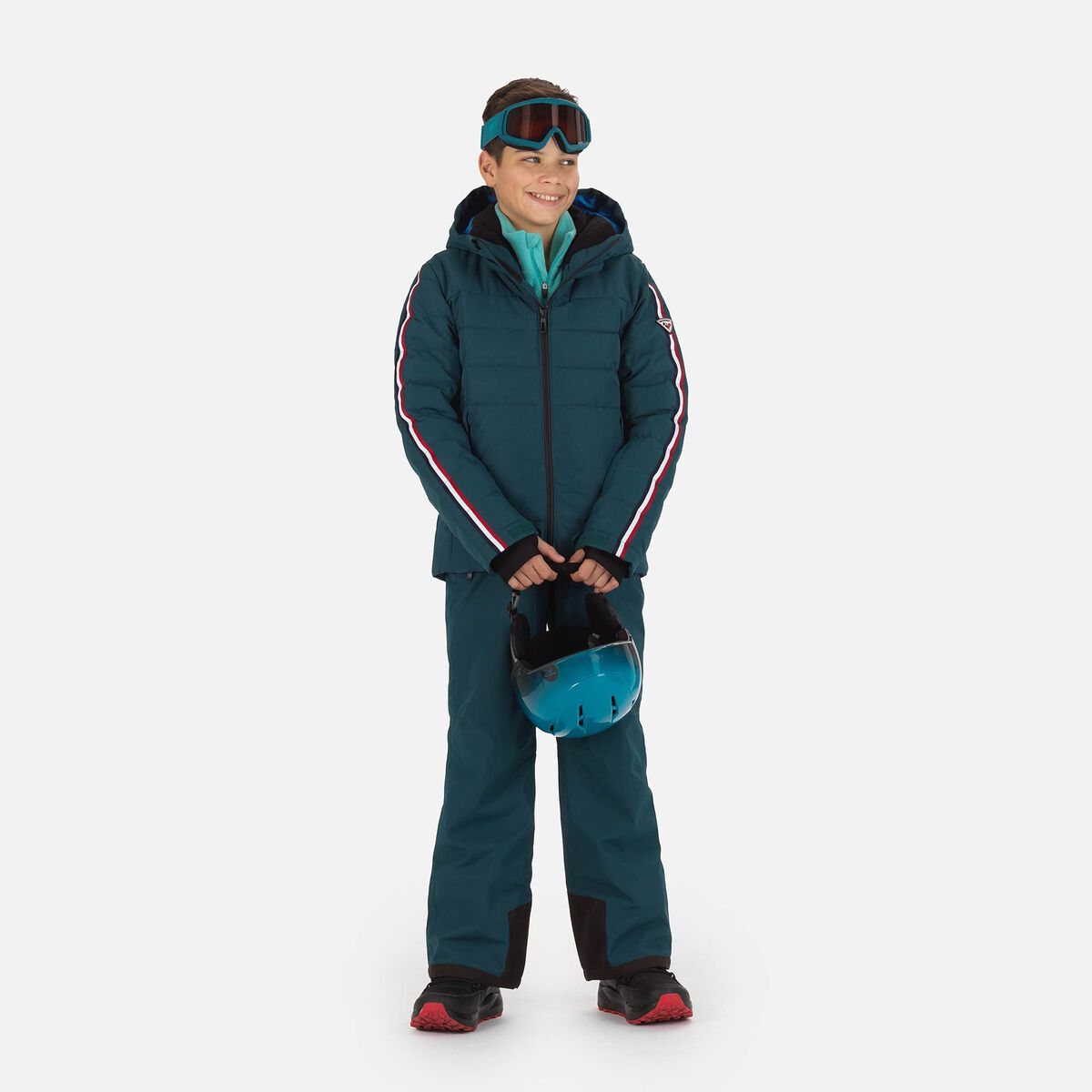 Rossignol Boys' Hiver Polydown ski jacket Blue