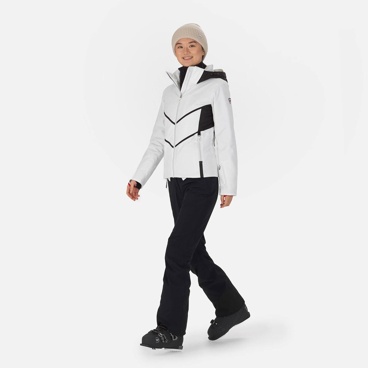 Rossignol Veste de ski React Merino Femme White