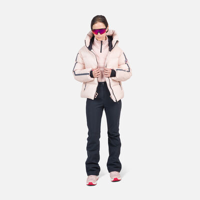 Rossignol Women's Bomber Down Ski Jacket pinkpurple